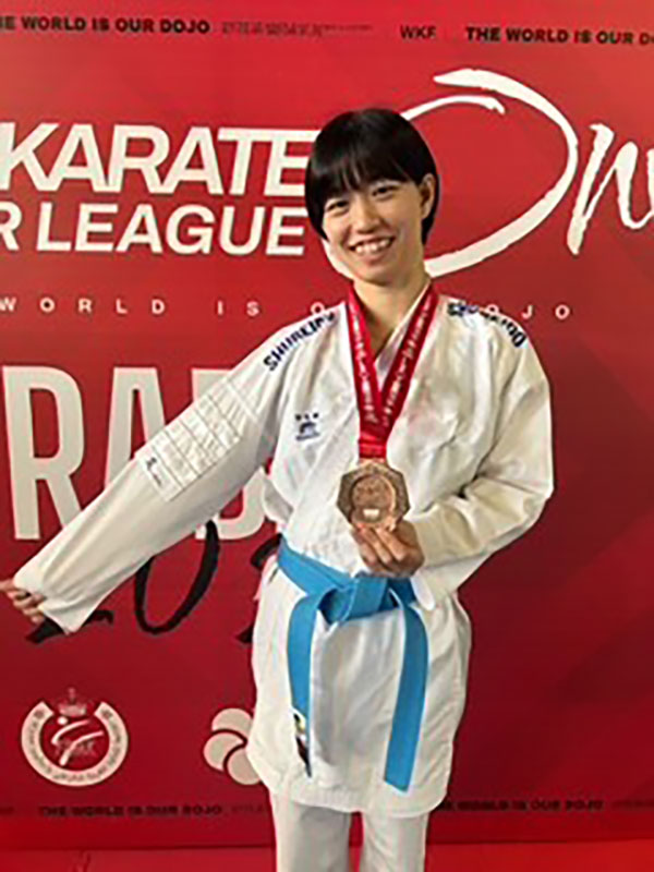 空手の嶋田さらら選手