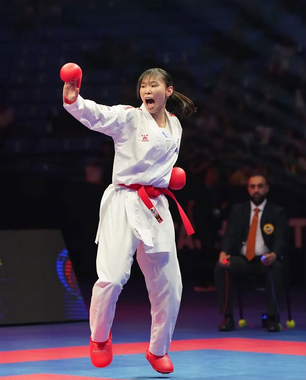 空手の杉田菫選手
